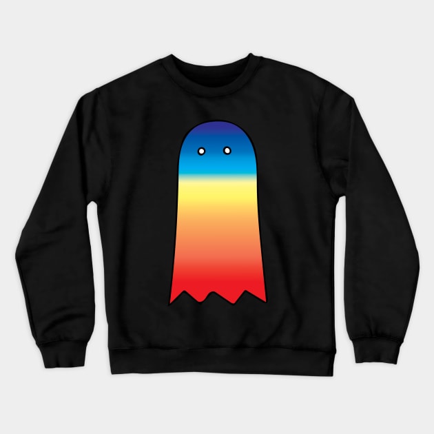 Rainbow Ghost Crewneck Sweatshirt by mikeyrioux33
